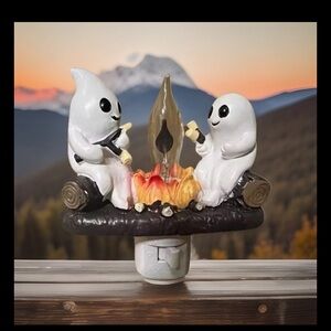 Ghostly Campfire Night Light